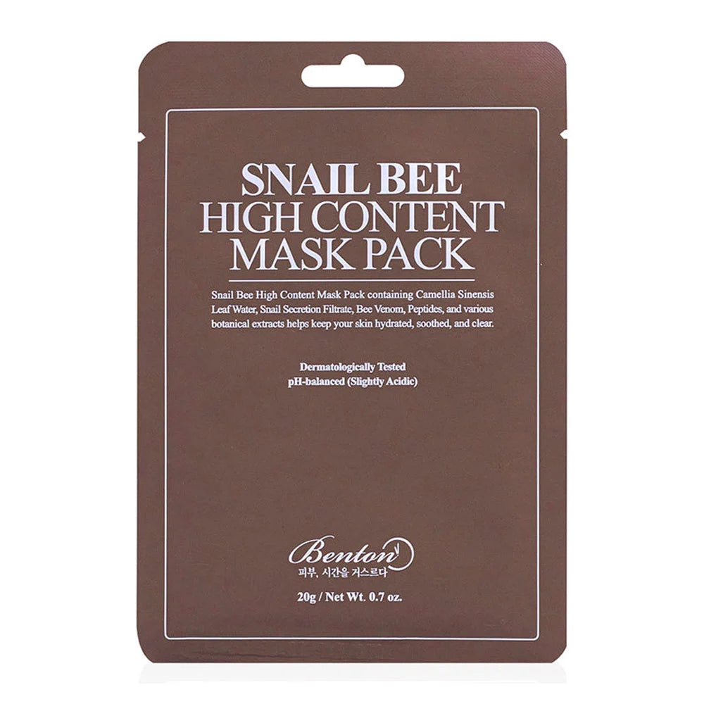 Benton Snail Bee Maskenpaket mit hohem Inhaltsstoffgehalt